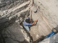 Chronicle of the Archaeological Excavations in Romania, 2009 Campaign. Report no. 27, Hârşova, La Cetate<br /><a href='http://foto.cimec.ro/cronica/2009/sistematice\027/34-HARSOVA-T-1-Zidul-de-vest-si-profilul-de-nord.jpg' target=_blank>Display the same picture in a new window</a>